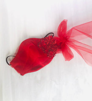 CUBREBOCAS CHIC CHRISTMAS ROJO